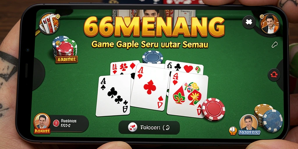 Screenshot gameplay Gaple seru di 66MENANG.
