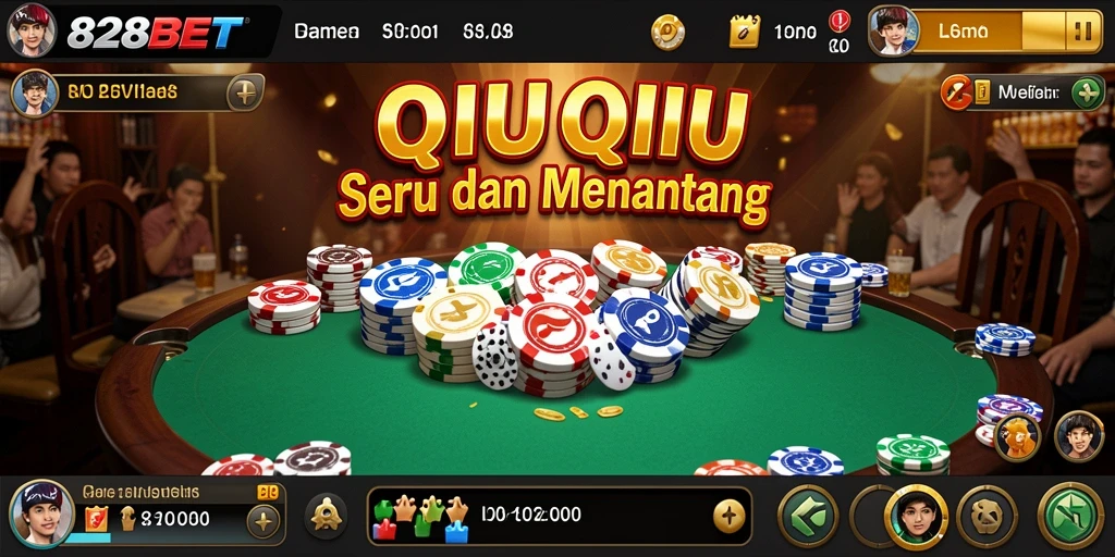 Screenshot gameplay QiuQiu yang menarik di 828BET.