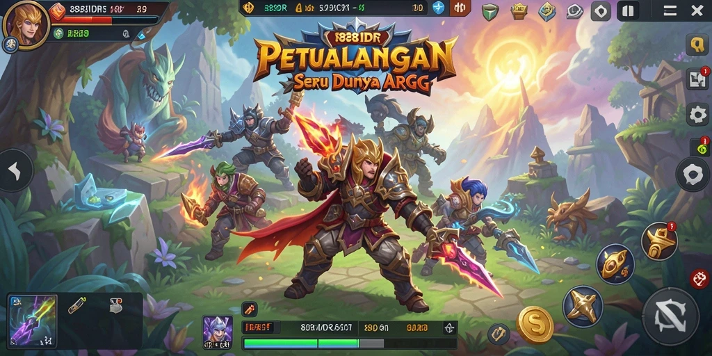 Gameplay 888IDR yang seru dalam dunia ARPG.