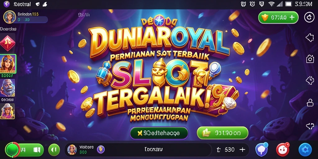 Tampilan gameplay Slot DUNIAROYAL yang seru dan menarik.