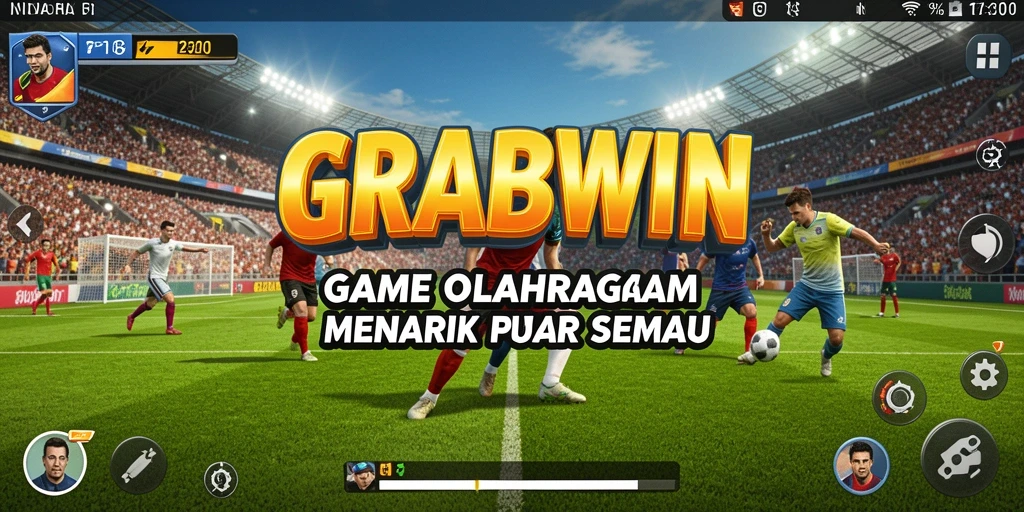 Tampilan gameplay seru dalam GRABWIN yang mengajak pemain beraksi.