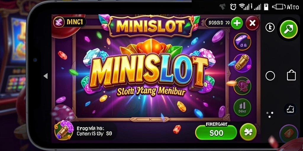 Tampilan gameplay seru dari MINISLOT yang menarik.