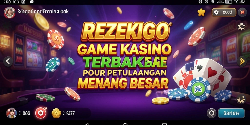 Tampilan gameplay menarik dari REZEKIGO di dunia kasino.
