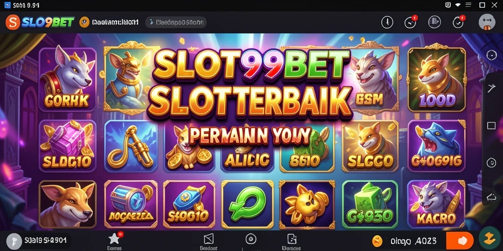 Tampilan menarik dari gameplay SLOT99BET yang seru.