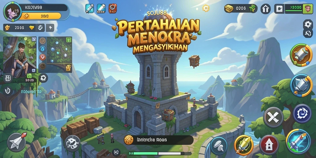 Tangkap aksi mendebarkan dalam gameplay Tower Defense SOJU88.