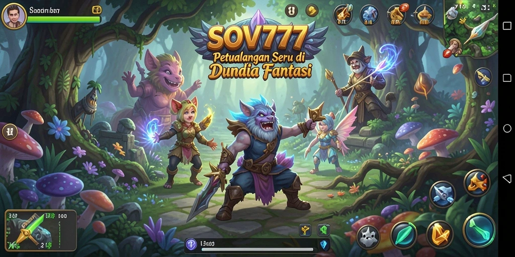 Tangkapan layar menunjukkan aksi seru dalam gameplay SOV777.