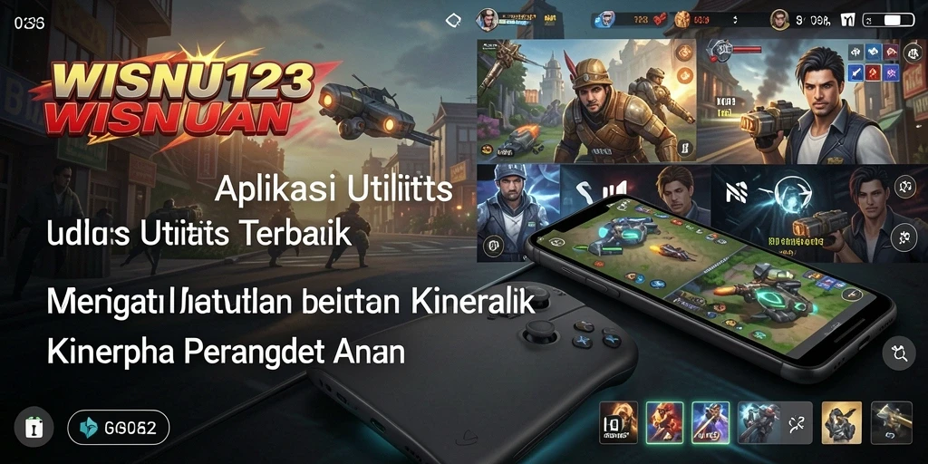 Tampilan utama WISNU123 dengan fitur utilitas yang menarik.